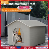 Feral Cat Shelter Weatherproof Stray Cat Shelter Stray Condo for Feral Cats