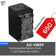 Panasonic 7.28V 43Wh Lithium-Ion Battery for DVX200 and CX10 (5900mAh)