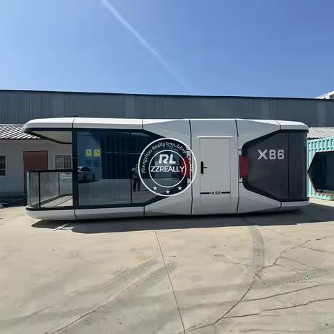 Mobile Home Modern Smart House Capsule Cabin Hotel Container Home Luxury Outdoor Mobile Capsule Hous