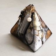 Cezanne triangular clutch pouch bag