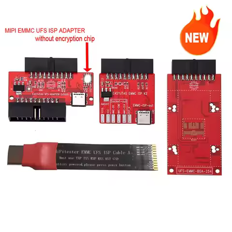 2025 NEW MIPITESTER EASY-JTAG EMMC UFS ISP ADAPTER without encryption chip For MIPITESTER BIG BOX/Re