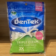 Dentek Triple Clean dental toothpicks 150 pieces