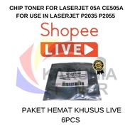 CHIP TONER FOR LASERJET 05A CE505A FOR USE IN LASERJET P2035 P2055 SPECIAL LIVE SAVING PACKAGE