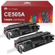 2Pack Black CE505A Toner Cartridge For HP 05A LaserJet P2035 P2035n P2055dn