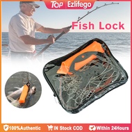 5-snap Fish Lock Buckle Stainless Steel Lanyard Float Fish Stringer Controller Clip For Fishing