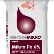 Repack 100gr MerokeMikro FE-EDDHA Pupuk Mikro Fe Besi Hidroponik Grade