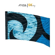 Flag Color Guard Drumband/Marching Band Cyan Wave