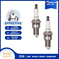 Genuine spark plug F7TC for NGK BP7ES Champion N7Y RN7YC Denso IW22 Bosch W250P21 W255T30 2 4 6 8 pc