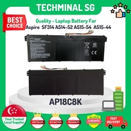Techminal - AP18C8K - Replacement Battery  for Acer Aspire 3 SF314-52 SF314-54N Aspire 5 A514-52 A51
