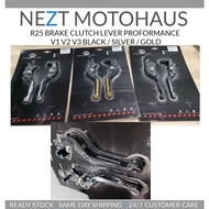 R25 BRAKE CLUTCH LEVER PROFORMANCE V1 V2 V3 BLACK / SILVER / GOLD