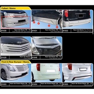 Hyundai starex bodykit body kit 2009 2010 2011 2012 2013 2014 2015 front rear bumper side panel skirt grill grille