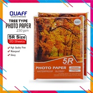 1 PACK 5R SIZE QUAFF GLOSSY PHOTO PAPER 230gsm