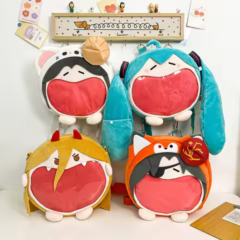 Heaven Officials Blessing Plush Backpack Cute School ShoulderBag Cosplay Project Sekai Colorful Stag