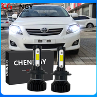 สำหรับ Toyota Corolla Altis E170 E140 2000-2010 (ไฟหน้าหลอดไฟ) - V4 6000K ชุดหลอดไฟ LED เปลี่ยนหลอดฮ