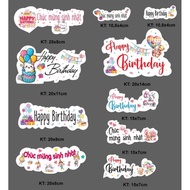 (VNDs) Combo of 10, 20 Baner happy birthday, happy birthday decoration