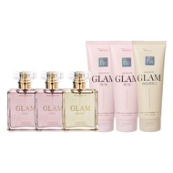 Madame Fin มาดามฟินของแท้ น้ำหอมมาดามฟินรุ่นใหม่ GLAM Collection 3 กลิ่น (50ml./ขวด) + โลชั่นน้ำหอมG