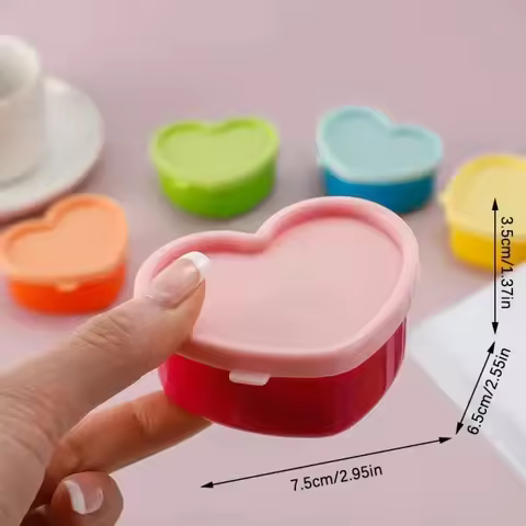 5Pcs Mini Squeeze Bottle Lunch Box Plastic Condiment Bottle Ketchup Salad Dressing Condiment Portabl
