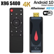 X96 S400 Tv Stick 2g 16g Allwinner H313 Android 10 Mini Smart Tv Box 4k Hdr 3d Media Player 2.4g Wif