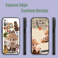 Casing For Xiaomi 12s 12x POCO X4 GT M4 M5 F3 F4 M5S C40 Pro C55 C51 C75 4G labubu drawing Brown bea