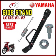135LC LC LC135 V1 V2 V3 V4 V5 V6 V7 135 Side Stand Kit Black Tongkat Tepi Kaki Satu Spring Nut Screw
