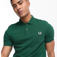 Original fred perry casual loose tops classic embroidered men polo shirt baju polo lelaki