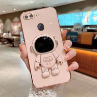 phone case oppo A54 Oppo A5 2020/A9 2020 Oppo A53 2020 OPPO A83/A1 Oppo A71 oppo A73 2020 OPPO A5S/A7/A12Silicone soft phone case cover casing astronaut stand
