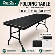 Meja Lipat niaga Heavy Duty 6FT/5FT/4FT 600KG Foldable Banquet Table Event Catering Kenduri Niaga Ou