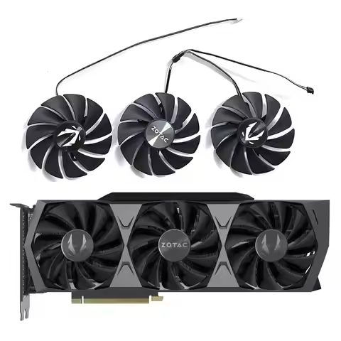 CF9015H12S For ZOTAC GeForce RTX 3070 3080 Ti 3090 AMP Holo Graphics Card Cooling Fan 87mm New 4PIN 