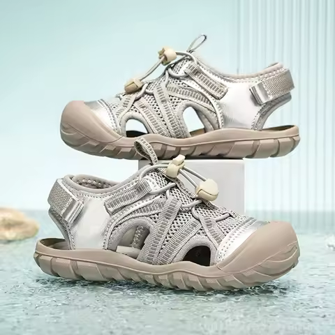 Children Shoes Casual Closed Toe Sandals Kids Summer Beach Shoes For Little And Big Sport Kids Sport