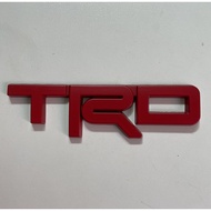 COD Metal TRD Side Rear Trunk Emblem Badge Sticker for Toyota Wigo Vios Innova Vios Hilux