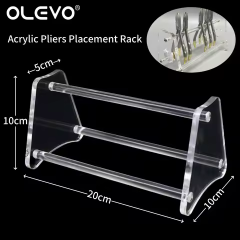 Dental Pliers Placement Rack Acrylic Orthodontic Pliers Stand Holder Tooth Extraction Tongs Forceps 