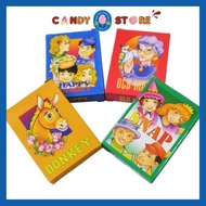 Kids Classic Game Card Traditional Playing Card (Happy Family, Snap, Donkey, Old Maid)