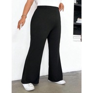 Sena Pants Bigsize Jumbo Pants/ Jumbo Culottes/ - CHC1697 black cutbray flare Pants