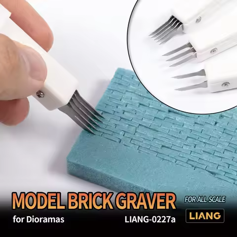 LIANG-0227A/B Model Bricks Graver for Dioramas Assembly Model Craft Tools for Modeler Hobby DIY Knif
