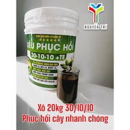 Xô 20kg NPK 30-10-10 chuyên gia giúp cây hồi sinh mạnh mẽ bật chồi nhanh và phát triển khỏe mạnh.