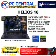 Real and effective Acer Predator Helios 16 (PH16-72-94UE) Gaming Laptop |   240Hz WQXGA IPS Panel | 