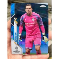 EDERSON MANCHESTER TOPPS CHROME CARD