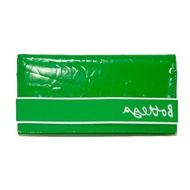 二手葆蝶家 (BOTTEGA VENETA) 標誌帶長錢包，淺綠色和白色，對折式，長款鈔票夾，卡包，RFID，IC芯片，鸚鵡印花，701271 V1RW5 3826