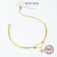 DAVINA Ladies Juniper Bracelet Gold Color S926 - Women's Silver S925 Star Bracelet