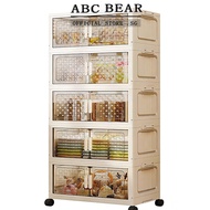 60cm70cm Clothing storage cabinet storage cabinet foldable multi-layer living room snack and toy sto