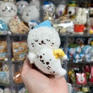 日版 Sirotan 小白海獅 25th Anniversary 電腦螢幕裝飾公仔 - 瞓教睡帽款