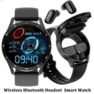 X7 2 in 1 Smart Watch With Earbuds Smartwatch TWS Bluetooth Earphone Heart Rate Blood Pressure Monit