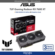 ASUS TUF Gaming Radeon RX 7600 XT | 16GB GDDR6 | OC Edition | Graphics Card (TUF-RX7600XT-O16G-GAMIN