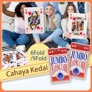 6x/9x Giant Jumbo Poker Cards Casino Full Deck Oversized Playing Card Family Game Magic