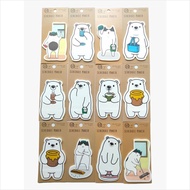 [D] STICKY NOTES 99 B113 BEAR MOTIF