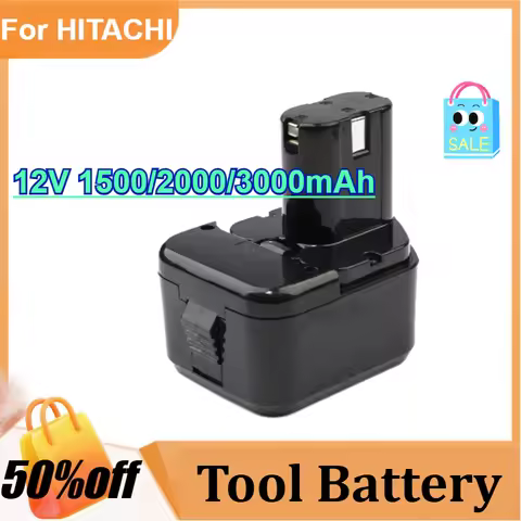 For HITACHI EB1212S EB1214S Cordless Drill 12V 1500/2000/3000mAh Replacement Tools Battery