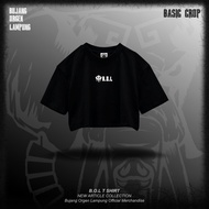 BUJANG ORGEN T-Shirt - " BASIC " - Crop Top Black Series T-Shirt