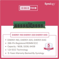 Synology 64GB DDR4 RDIMM ECC Memory Module D4ER01-16G | D4ER01-32G | D4ER01-64G For FS3410 SA3610 SA