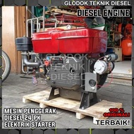 MESIN ENGINE DIESEL 24 PK HP ELEKTRIK STARTER 1115 PENGGERAK SOLAR ORI - ARKANSANA STORE