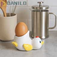 DANILO1 Cartoon Eggs Holder, Chicken Shape Stable Chicken Eggs Cup, Desktop Ornaments Ceramic Eggs D